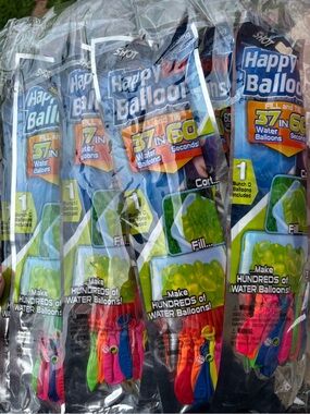 Water Balloons Refill Pack - Assorted Bright Colors 12 pack